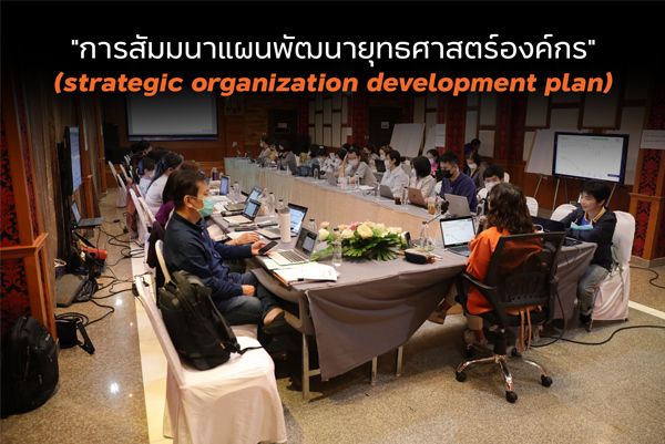 การสัมมนาแผนพัฒนายุทธศาสตร์องค์กร (strategic organization development plan)