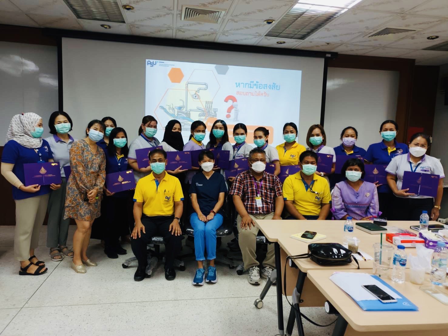 โครงการอบรมเชิงปฏิบัติการ “การซ่อมยูนิตทำฟัน และอุปกรณ์ทางทันตกรรมสำหรับผู้ช่วยทันตแพทย์”